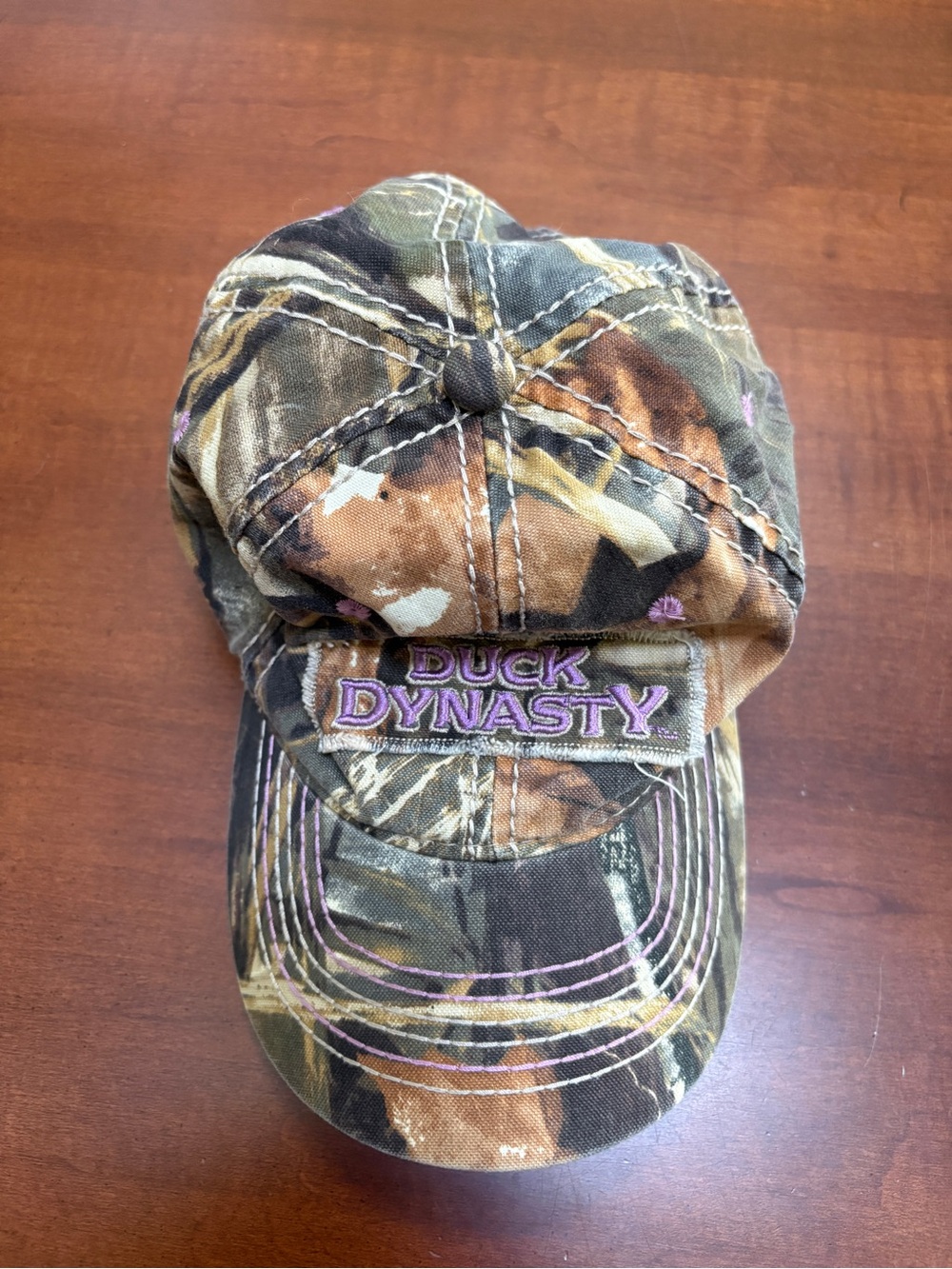 Duck Dynasty Women’s Camo Baseball Cap in Brown & Green
